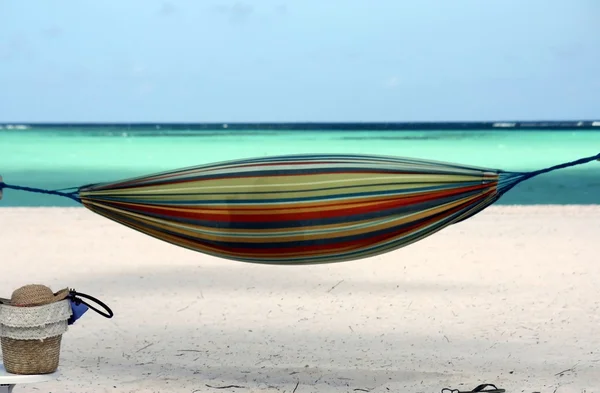 Хаммак на пляже — стоковое фото