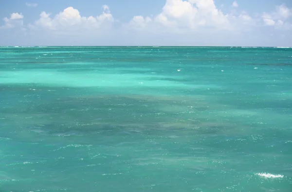 stock image Beautiful turquoise blue ocean and sky background