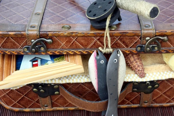 yaz tatil memorabiliain bir valiz