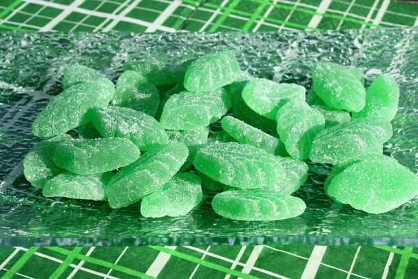 Groene snoepjes — Stockfoto