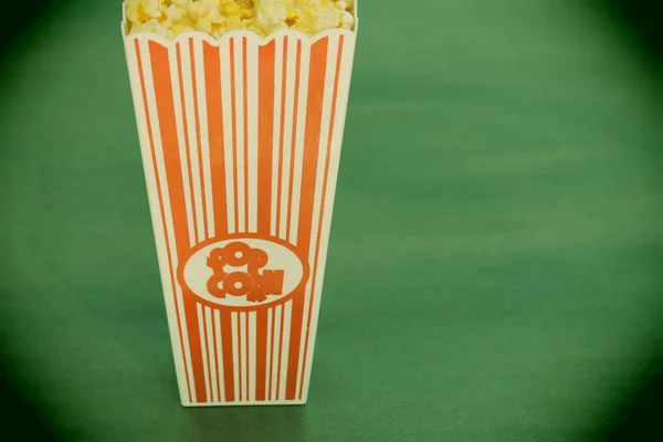 Special effect on vintage Pop corn bowl — Stock Photo, Image