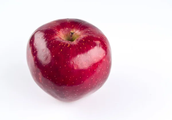 Єдине червоне смачне яблуко — стокове фото
