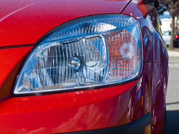 stock image Close Up of a New Car Headlight