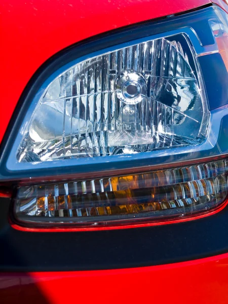 stock image Close Up of a New Car Headlight