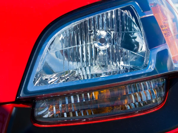 Stock image Close Up of a New Car Headlight