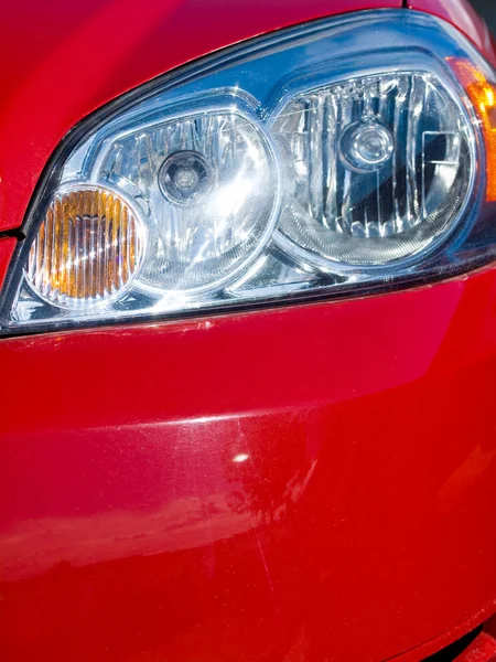 Stock image Close Up of a New Car Headlight