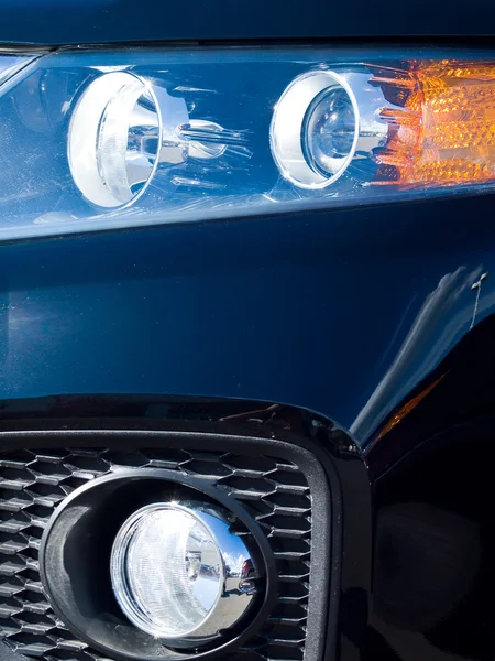 Stock image Close Up of a New Car Headlight