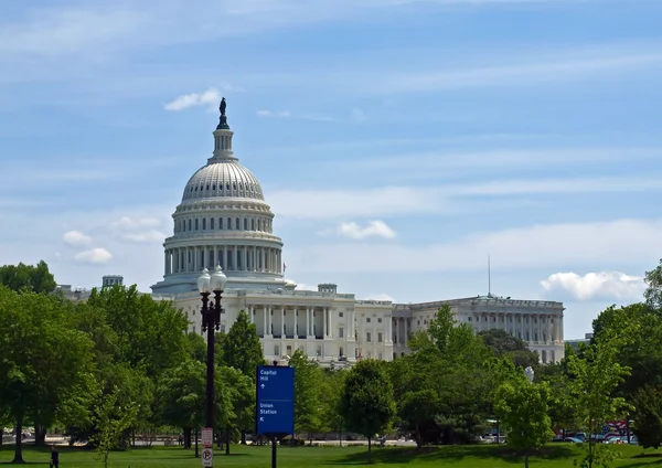 워싱턴 DC 에 있는 미국 국회의사당 건물 — 스톡 사진