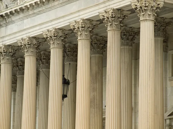 United States Capitol Building Columns Detail in Washington DC — Stock ...