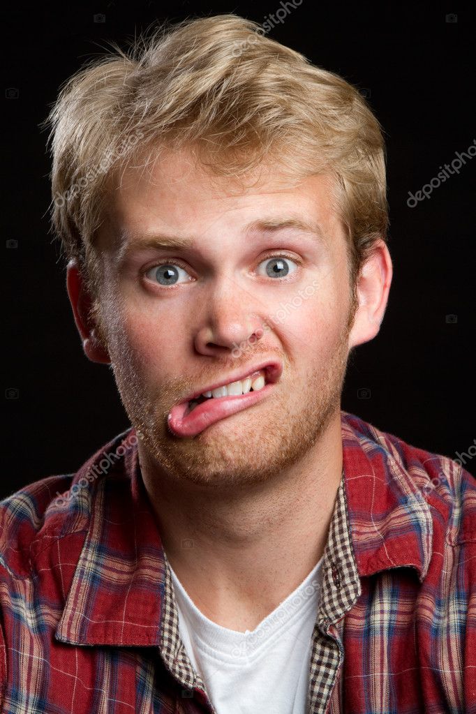 Goofy Face Man — Stock Photo © keeweeboy 5815182