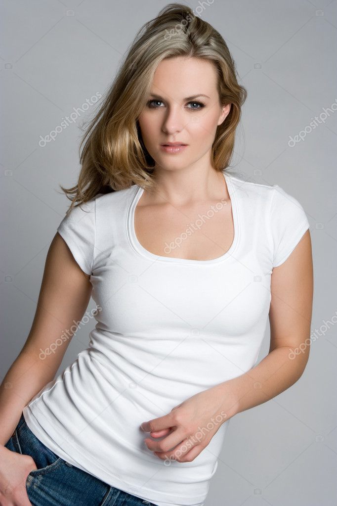 White Tshirt Woman