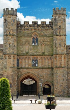 Front entrance Battle Abbey Battle England clipart