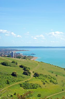 Eastbourne downs dan görünüm