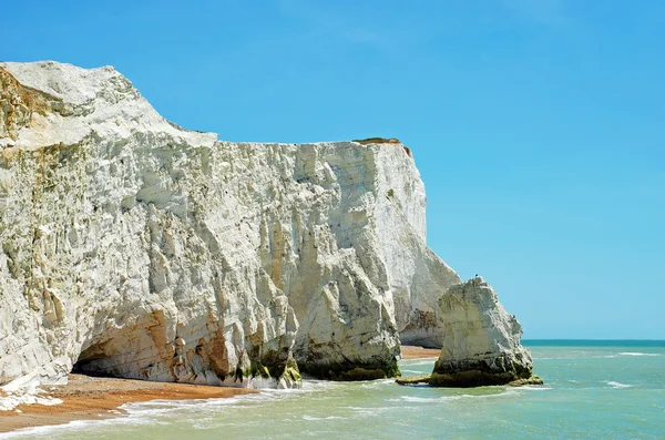 Chalk cliffs seaford Engeland — Stockfoto