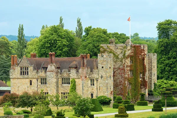 Hever zamek hever Anglii — Zdjęcie stockowe