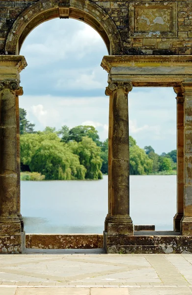 Old arches Hever castle gardens Hever England — Stock Photo, Image