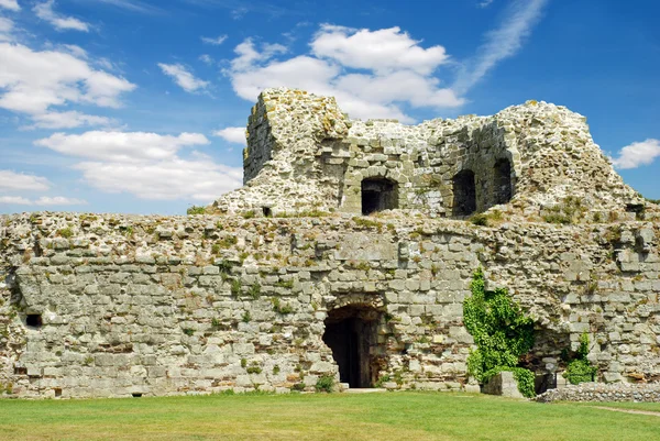 Ruiny zamku Pevensey pevensey Anglii — Zdjęcie stockowe