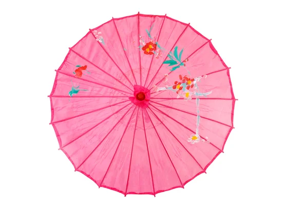 Rosa asiático guarda-chuva — Fotografia de Stock