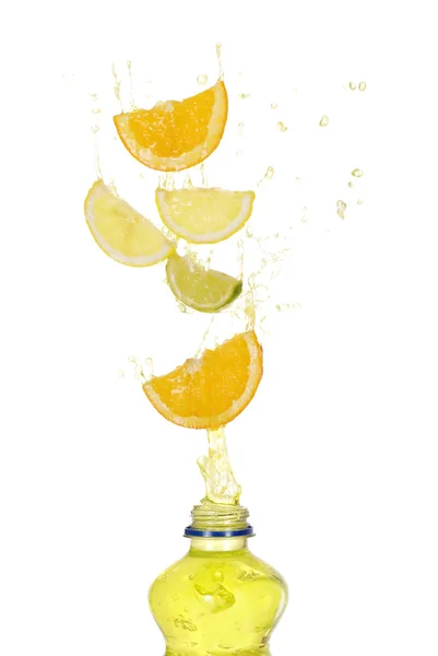 Fruit drink splash — Stock Photo, Image