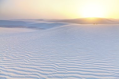 White Sands Sunset clipart