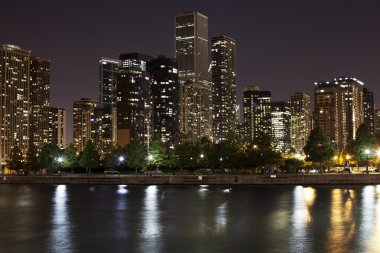 Downtown chicago, gece