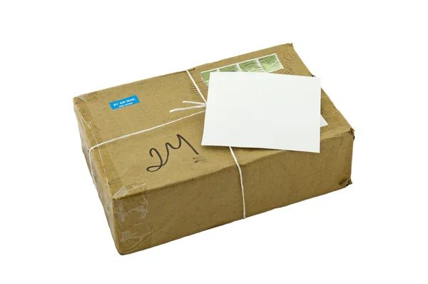 stock image Parcel And Label