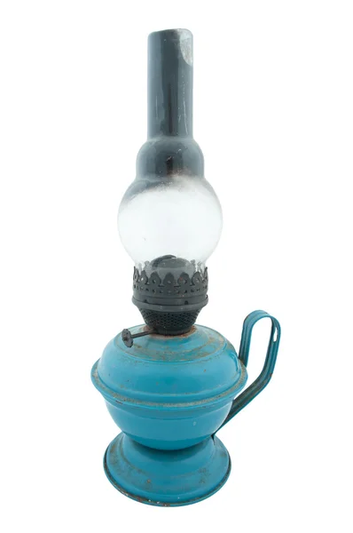 Antica lampada a olio di vetro — Foto Stock