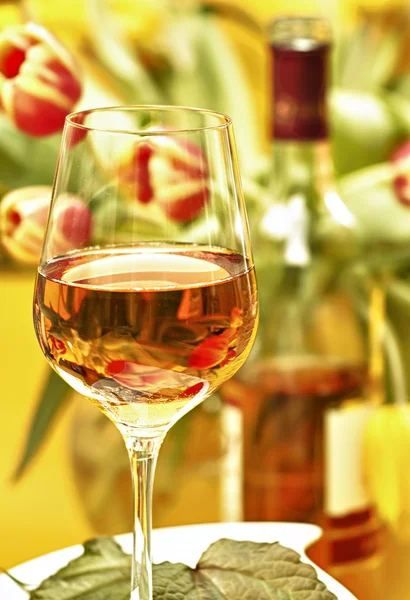 stock image Wine in a glass