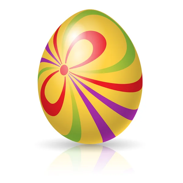 Single easter egg — Stock Vector