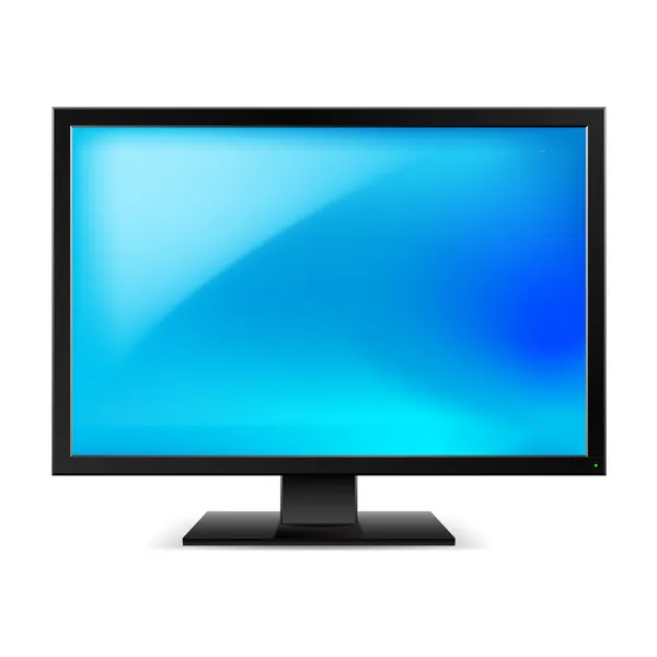 Monitor de TV LCD — Vector de stock