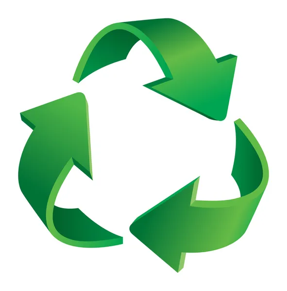 Flechas de reciclaje — Vector de stock