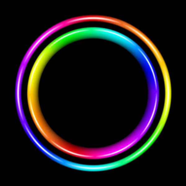 多色光谱圈子 — 图库矢量图片