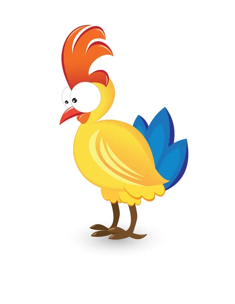 Sorprendida polla brillante — Vector de stock