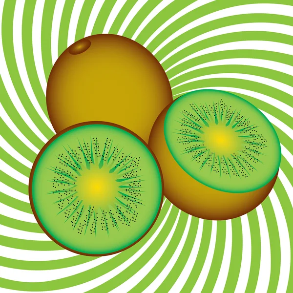 Kiwi mûr — Image vectorielle