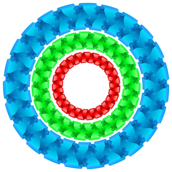 Rubans colorés — Image vectorielle