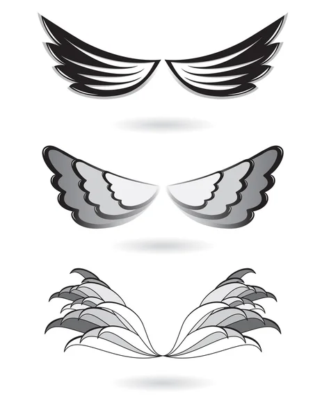 天使の翼のセット — ストック写真
