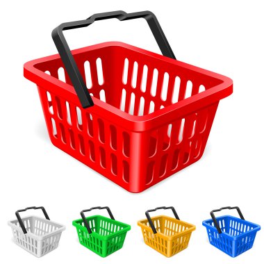 Colorful shopping basket