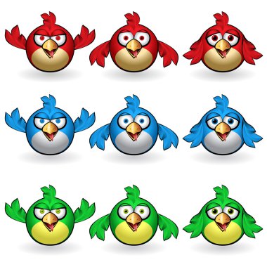 Set of owl clipart