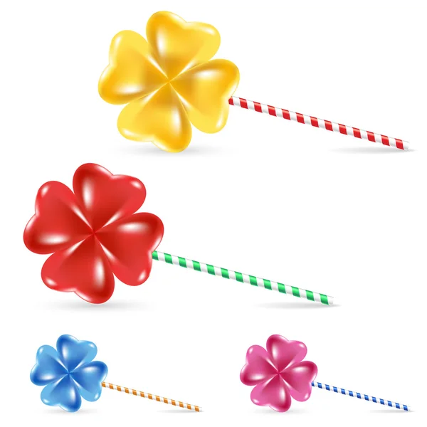 Spiraal lollipop set — Stockvector