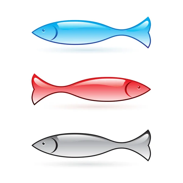 Анотація риби . — стоковий вектор