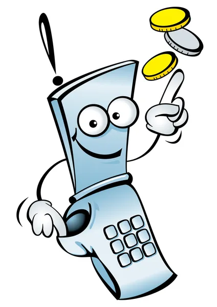 Αστεία κινητής τηλεφωνίας — Διανυσματικό Αρχείο