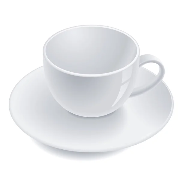 Taza de té vacía — Archivo Imágenes Vectoriales