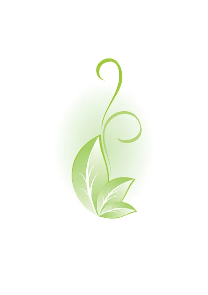绿色的植物 — 图库矢量图片