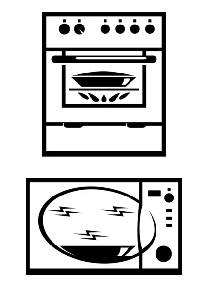 Eletrodomésticos de cozinha — Vetor de Stock