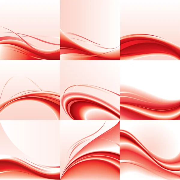 Ensemble de fond vectoriel abstrait — Image vectorielle