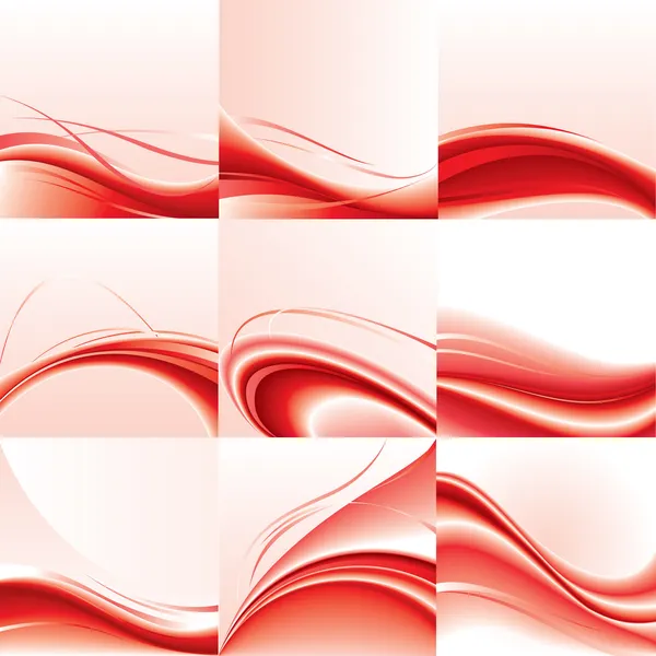 Conjunto de fondo abstracto vector — Vector de stock