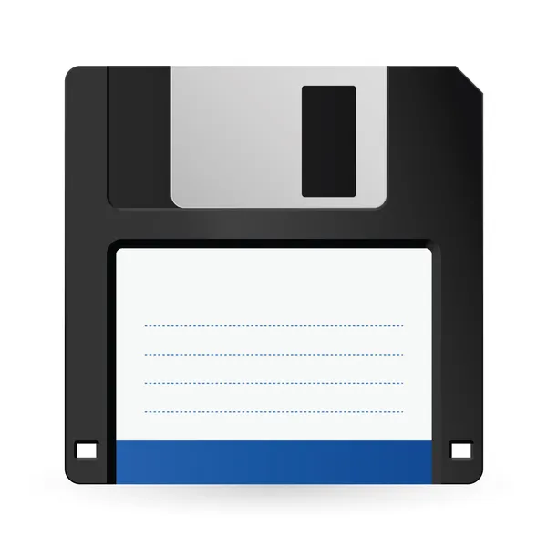 Manyetik floppy disk simgesi — Stok Vektör