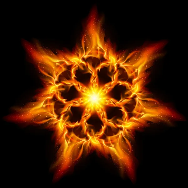 Feuerblume — Stockvektor