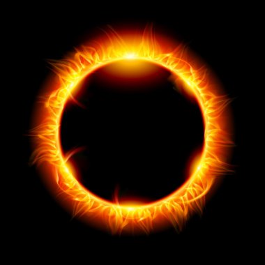 Solar eclipse clipart