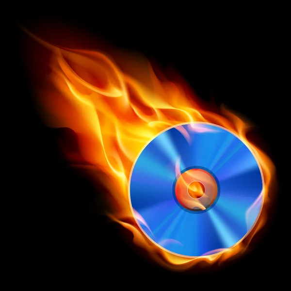 CD brennen — Stockvektor